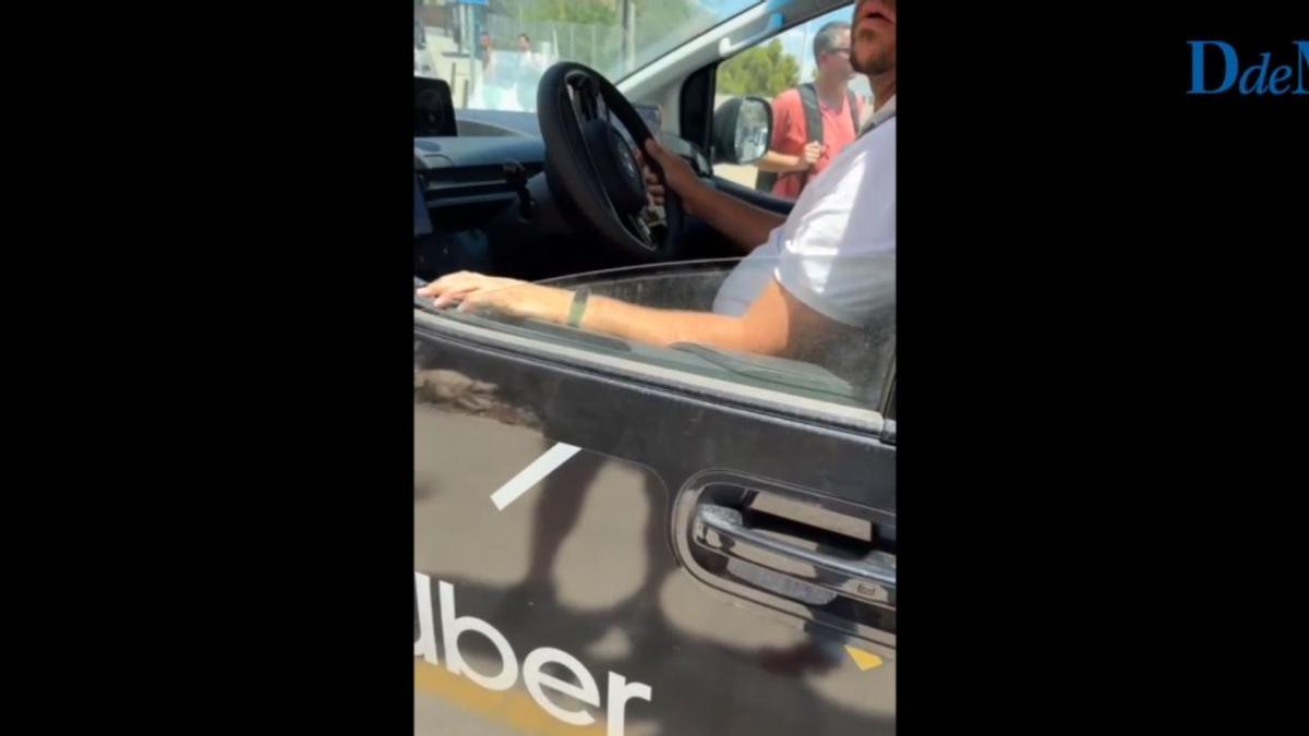 Uber pide a las autoridades de la isla protección para sus conductores ante el "acoso" de taxistas