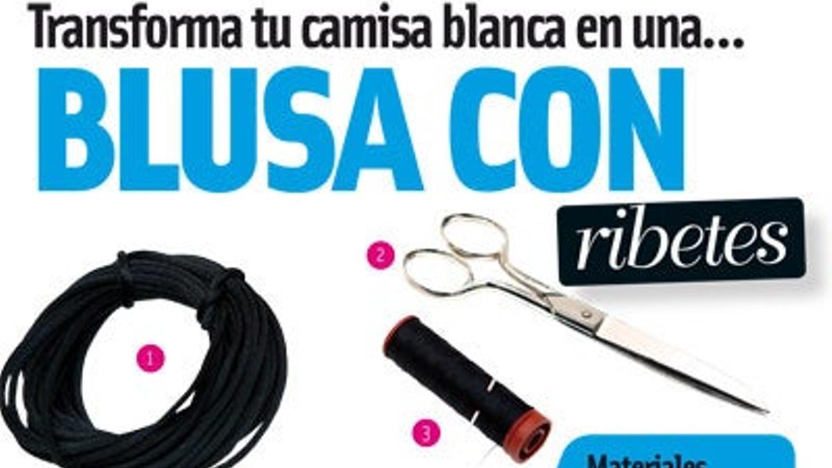 Ponle ribetes a tu blusa