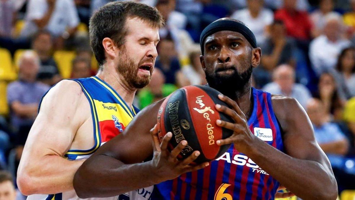 Chris Singleton y John Shurna, en la primera vuelta en el Palau