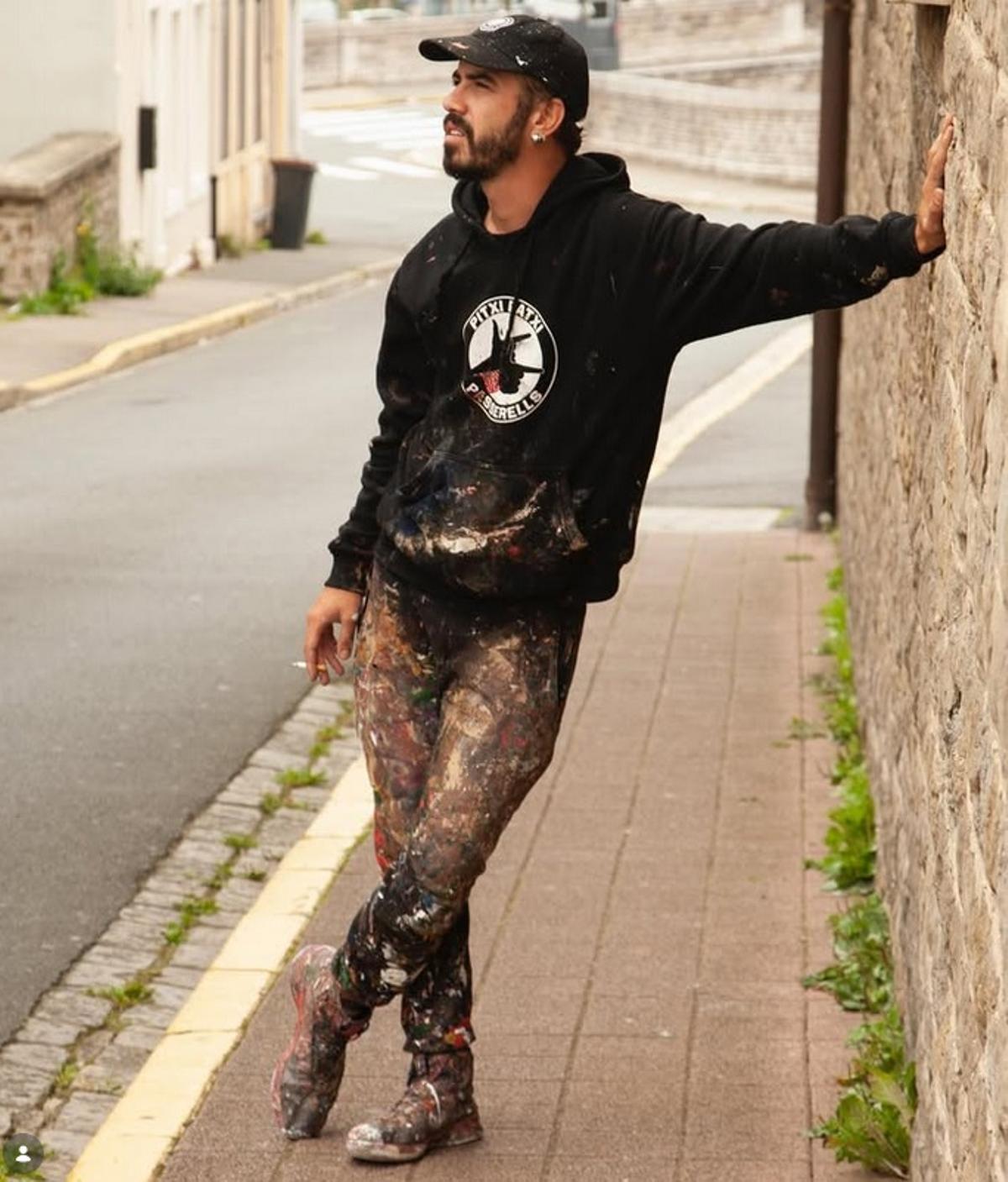 Edgar Goás, muralista galego que logrou con As Mouras ser o mellor para os expertos de Street Art Cities.