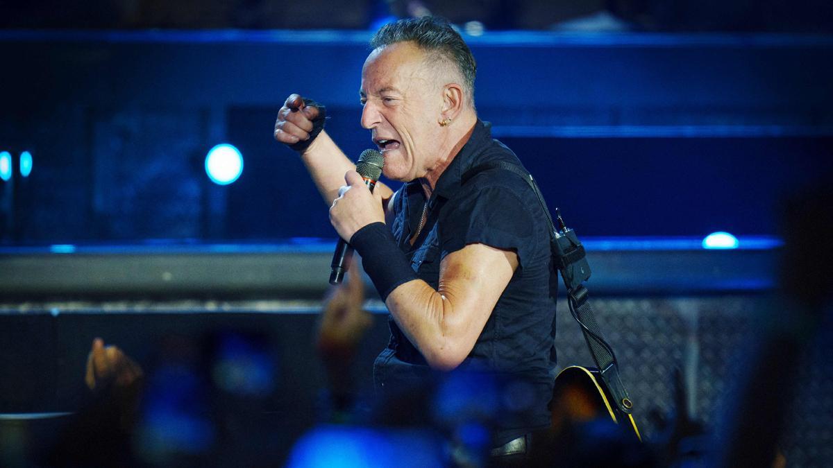 Bruce Springsteen durante un concierto en Copenhague, en julio del 2023
