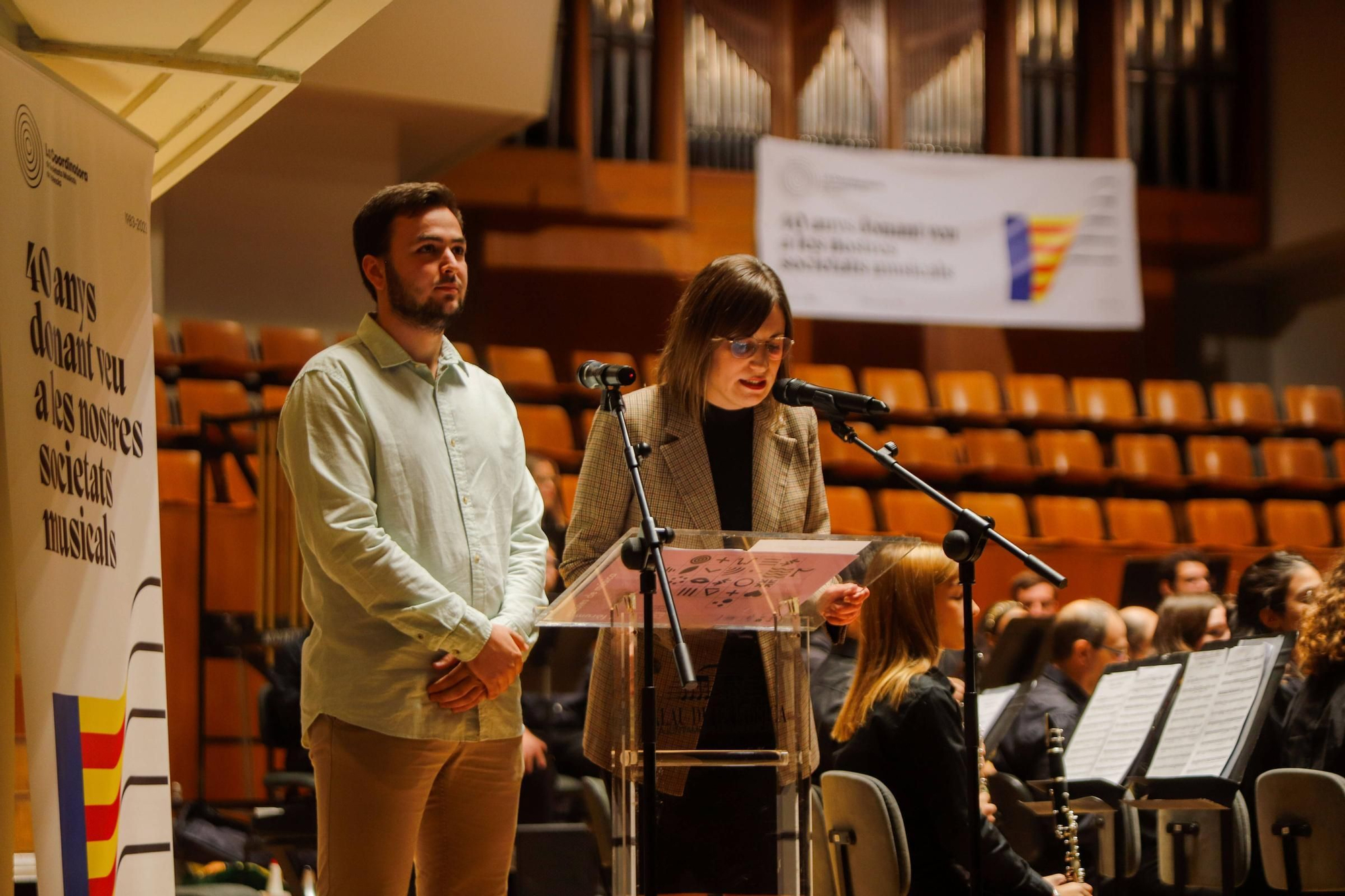 La Coordinadora de Sociedades Musicales celebra su 40 aniversario en el Palau de la Música