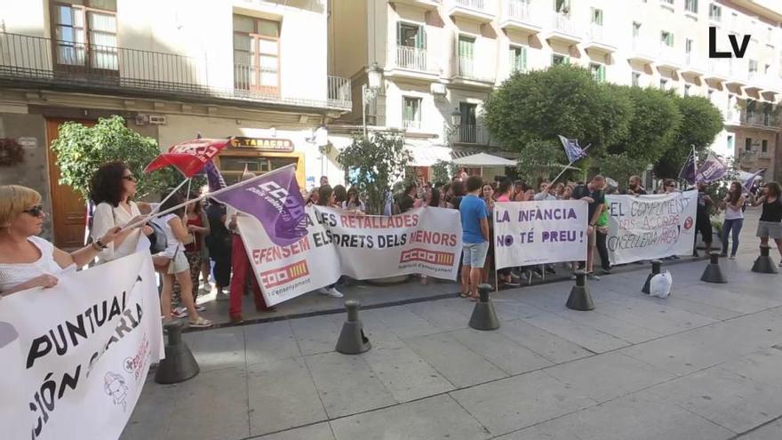 Los centros de menores reclaman a la Generalitat la deuda pendiente