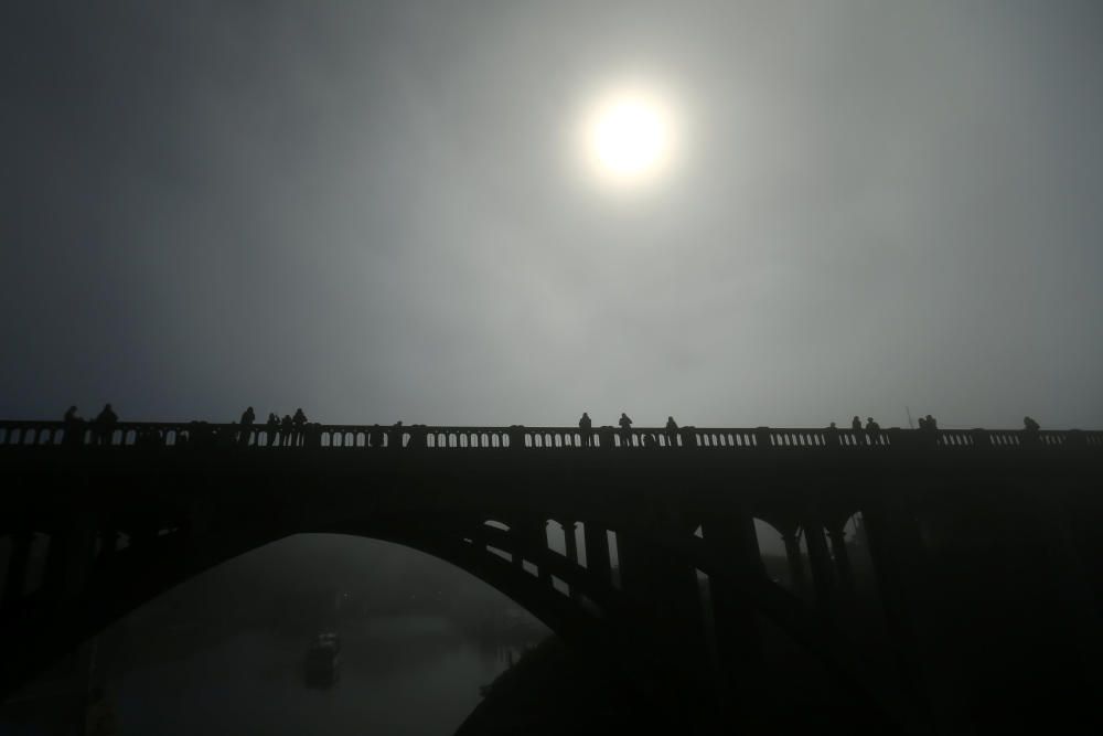 Las espectaculares imagen del eclipse de sol en Estados Unidos