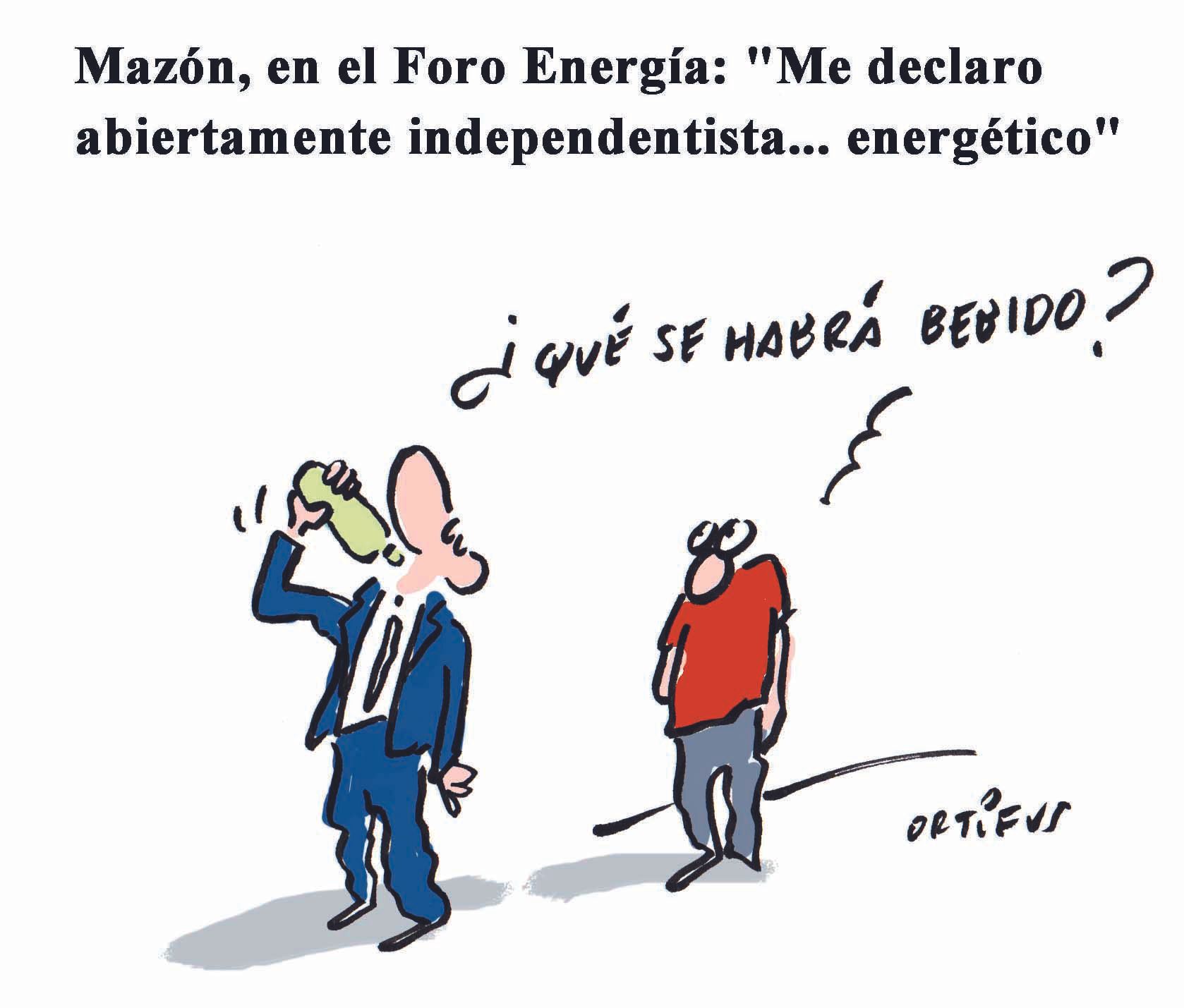 Mazón, en el Foro Energía: &quot; Me declaro abiertamente independentista... energético&quot;
