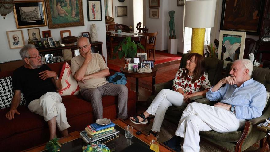 Menchu Lamas, Ánxel Huete y Antón Patiño vuelven a sentarse juntos, 40 años después del final de Atlántica