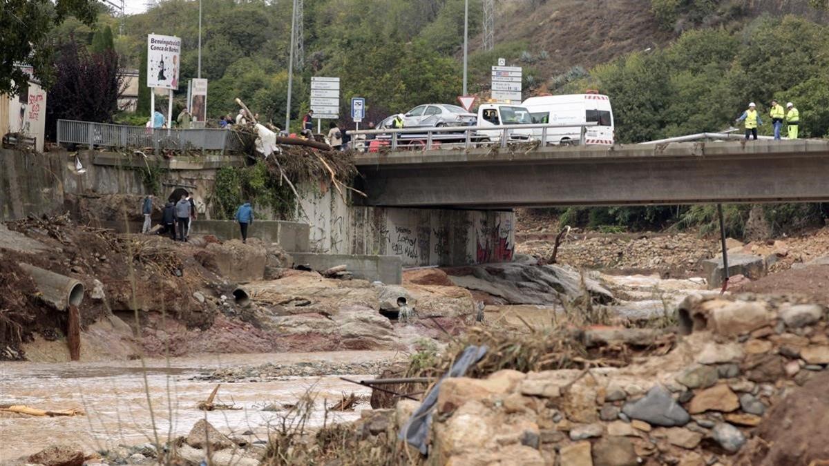 Desolación en L'Espluga de Francolí por el temporal | Fotos