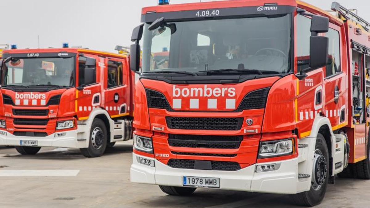 Camions de Bombers en una imatge d'arxiu.