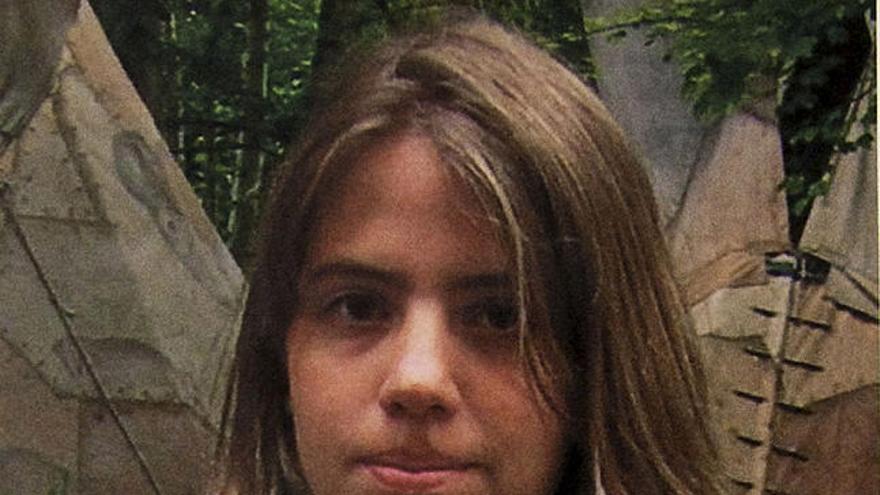 Inquietud. La imagen de la niña ha sido repartida en la ciudad.