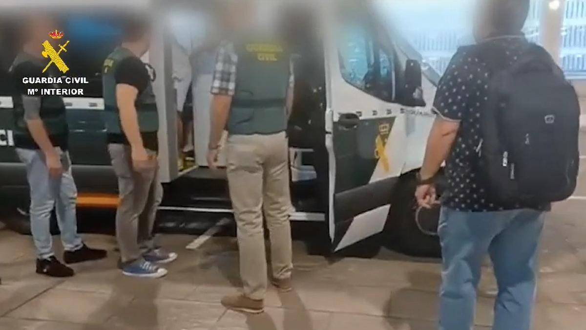 Detenciones dentro de la Operación Flataya de la Guardia Civil.