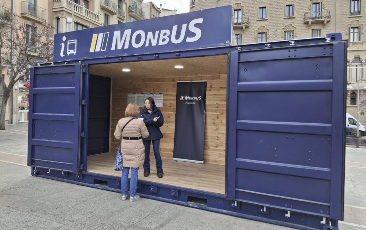 El mòdul informatiu serà a Sant Domènec fins divendres | J.M.G.