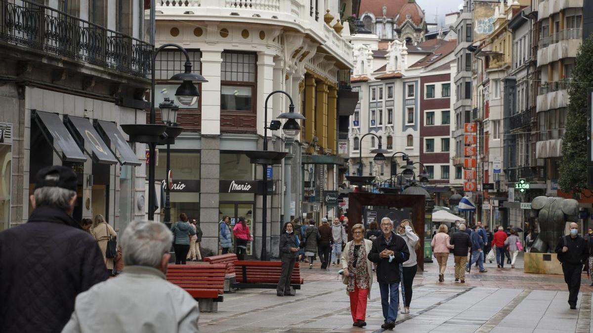 Zona comercial de Oviedo