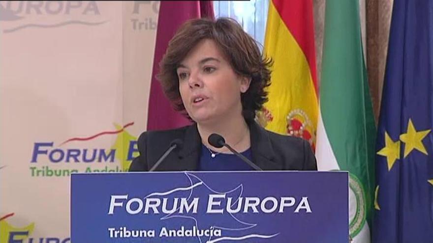 Soraya emplaza al PSOE a negociar un nuevo modelo de financiación autonómica