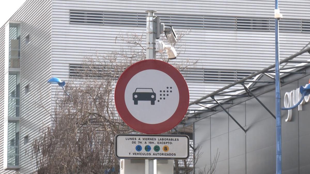 Zona de Bajas Emisiones (ZBE) en La Cartuja de Sevilla.