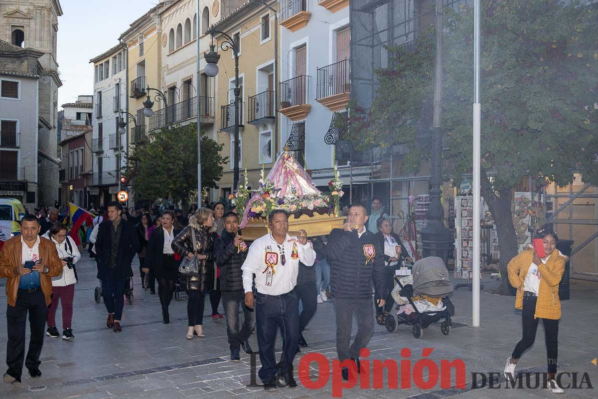 La comunidad ecuatoriana en Caravaca celebra la Virgen de ‘El Quinche’