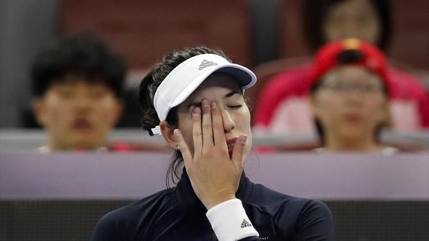 Muguruza tiene que retirarse por lesión en China