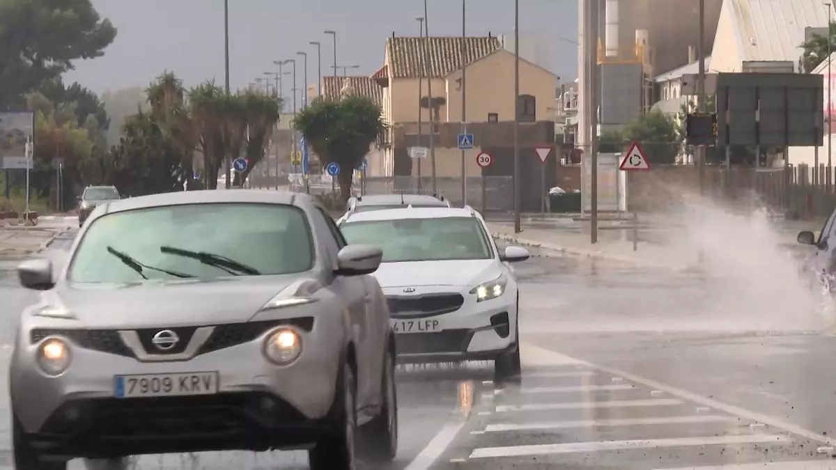 La dana barre la Comunidad con lluvias torrenciales de casi 130 litros a la hora