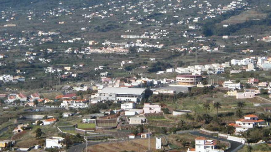 Panorámica del municipio palmero de Breña Alta.