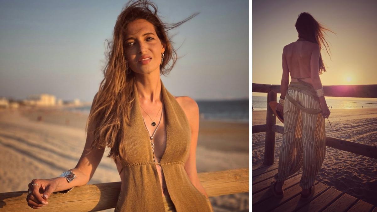 Las vacaciones de Sara Carbonero en el Puerto de Santamaría, donde ha cogido un catamarán con sus amigos