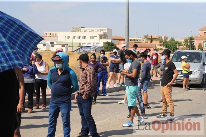 Totana protesta ante su vuelta a la fase 1