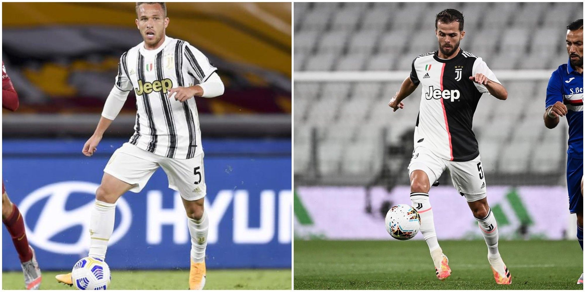 Arthur y Pjanic, en la Juve