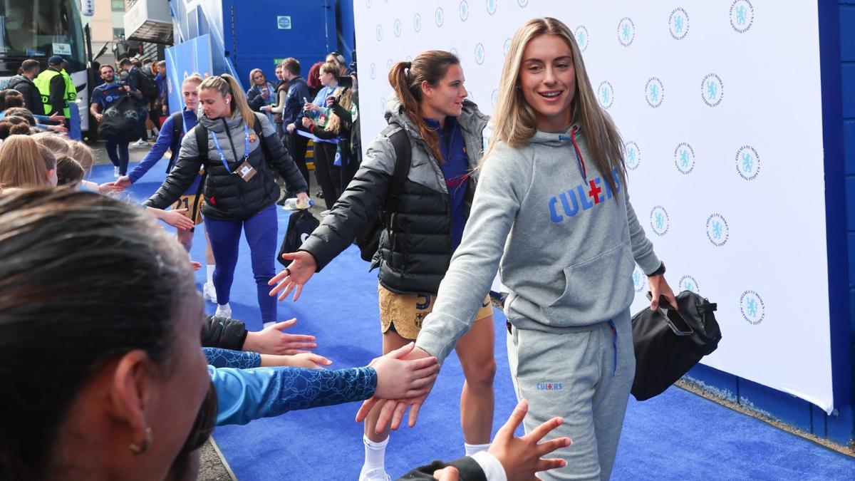 Las jugadoras del Barça ya están en Stamford Bridge