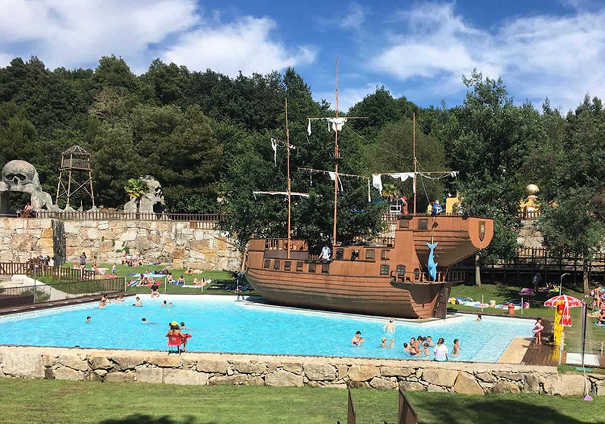 Una de las piscinas de las que presume el parque de atracciones Magikland.