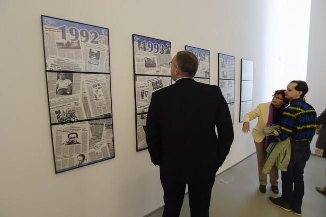 Inauguración de la exposición "25 años del campus Universidad de Verano de Maspalomas", en el Rectorado de la ULPGC.  Fotógrafo: Andrés Cruz