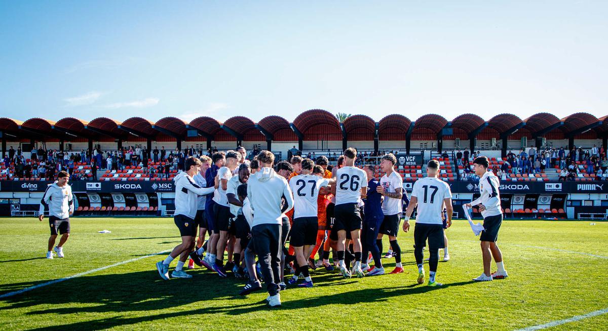 Celebración del Juvenil A