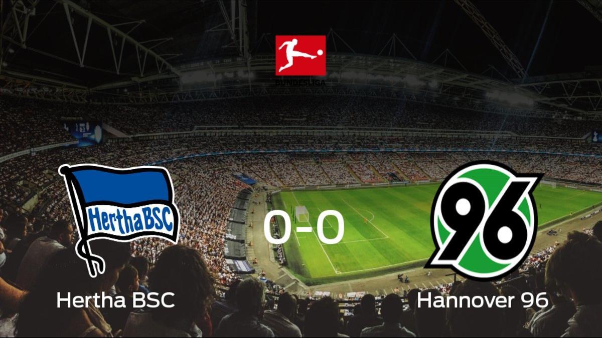 Empate 0-0 entre Hertha BSC y Hannover 96