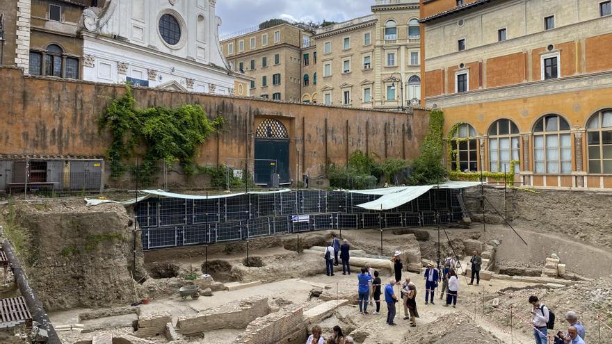 Roma desentierra a las puertas del Vaticano el legendario teatro de Nerón