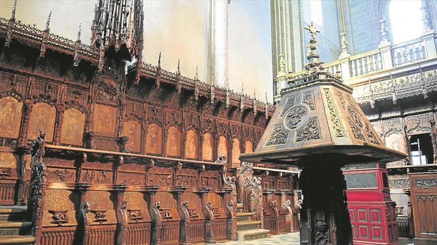 Terminada la restauración del coro de la catedral de Plasencia, que ha costado 363.290 €
