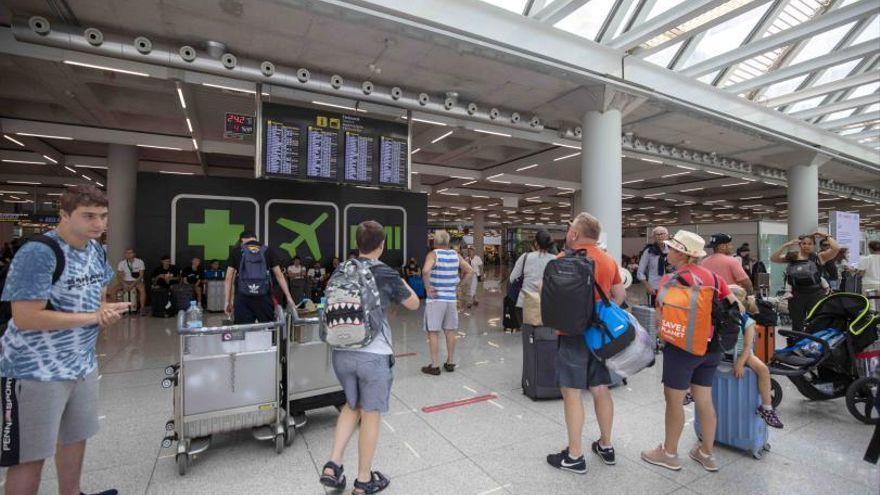 Chaos am Flughafen von Mallorca.