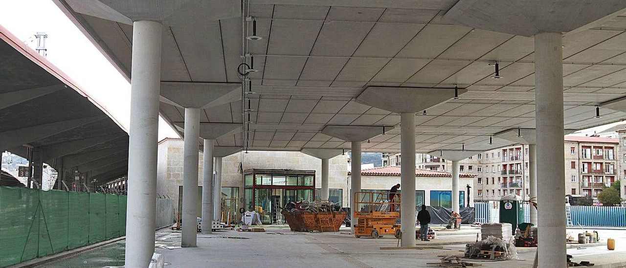 Estado en el que se encuentra la estación de bus de la intermodal que, dicen, abre en febrero | // I. OSORIO Estado en el que se encuentra la estación de bus de la intermodal que, dicen, abre en febrero | // I. OSORIO