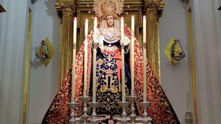 La Virgen de la Estrella en la iglesia de Santo Domingo.