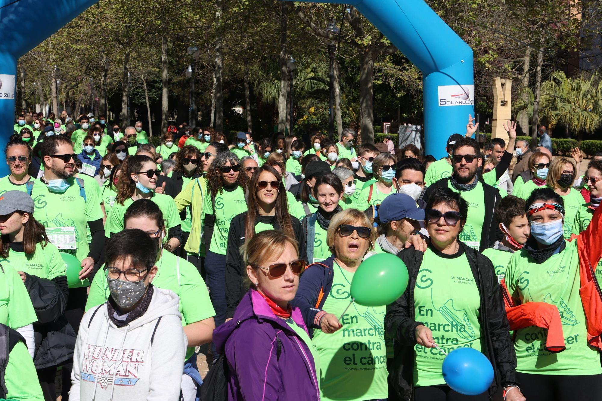 Búscate en la marcha verde contra el cáncer de Castellón