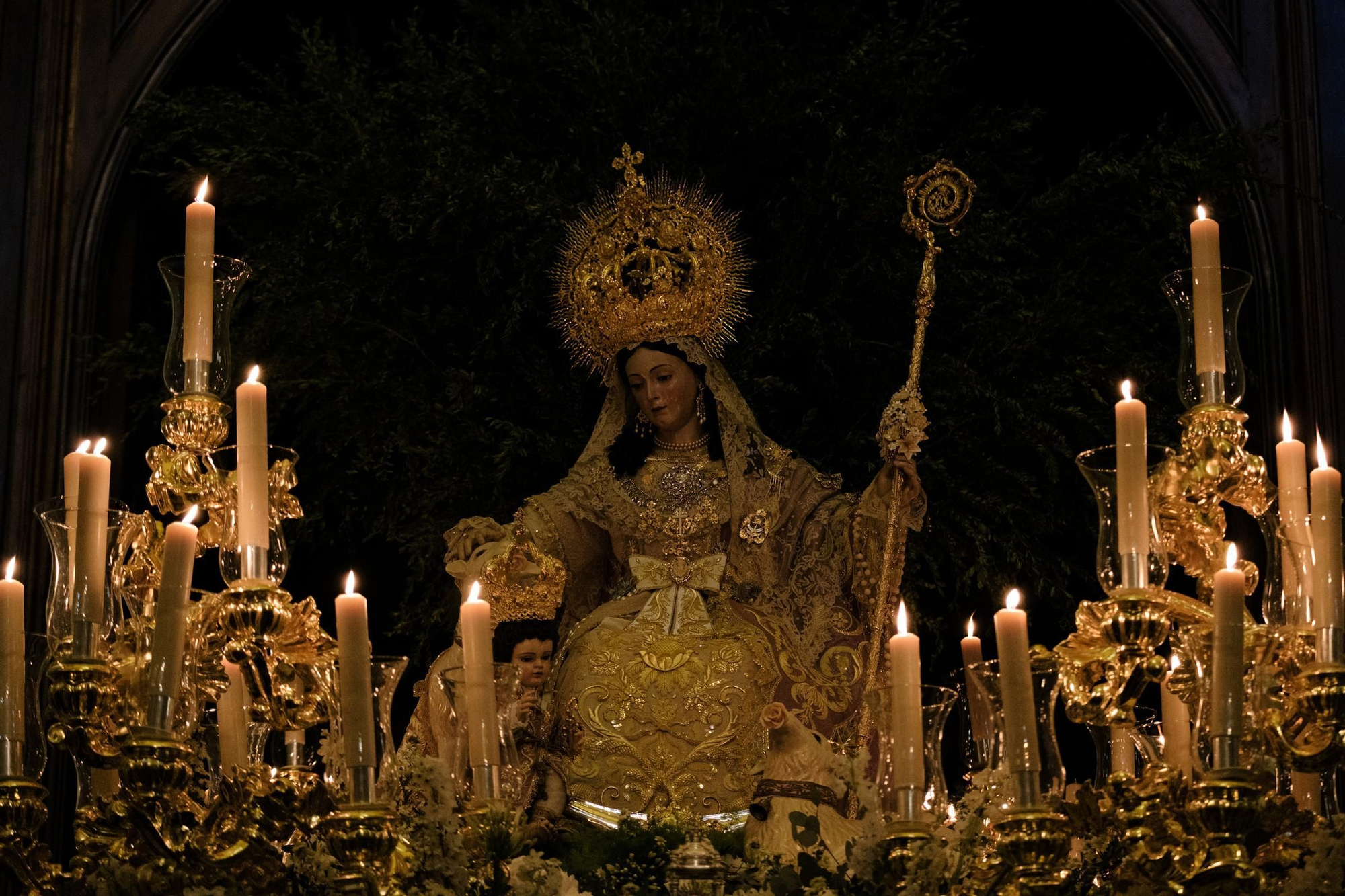 Procesión de la Divina Pastora de Málaga por su Coronación Canónica