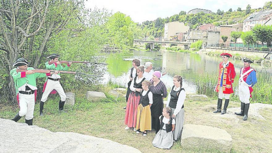 Recreació d&#039;una de les escenes que formen part de l&#039;espectacle