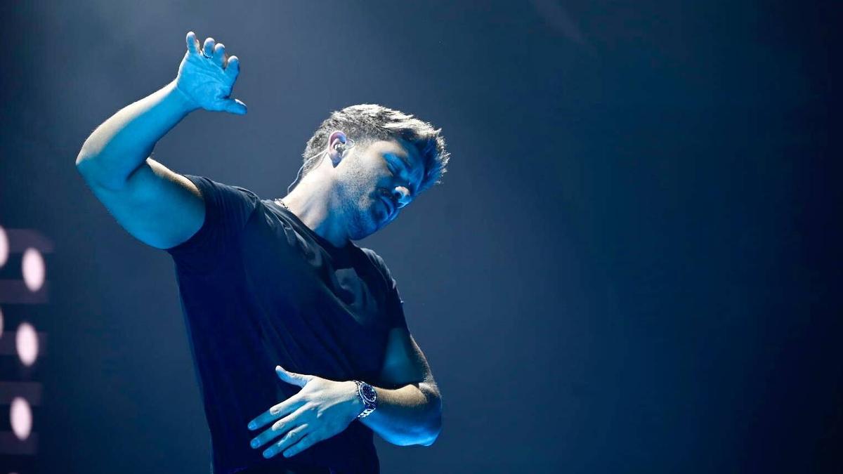 Concierto de Pablo Alborán en el Palau Sant Jordi.