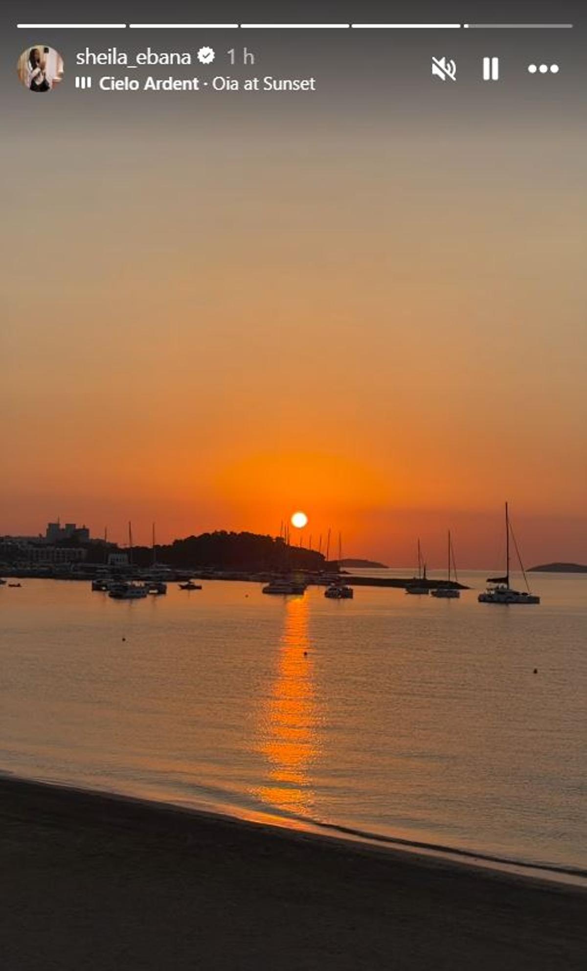 Atardecer.