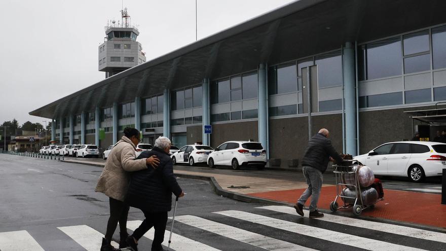 El temporal envía a Portugal el vuelo entre Londres y Vigo