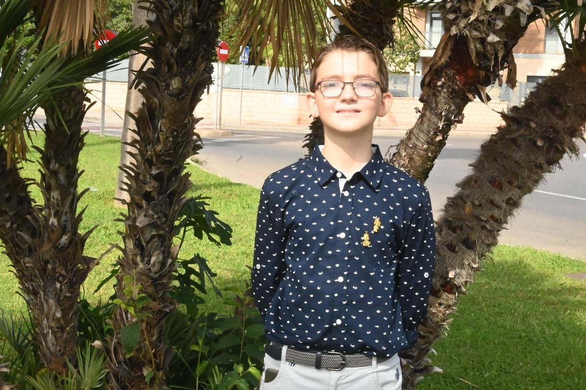 Marc Planells, president infantil de la gaiata 6 Farola-Ravalet.