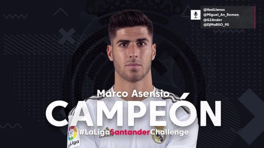 Asensio se impone el LaLiga Santander Challenge.