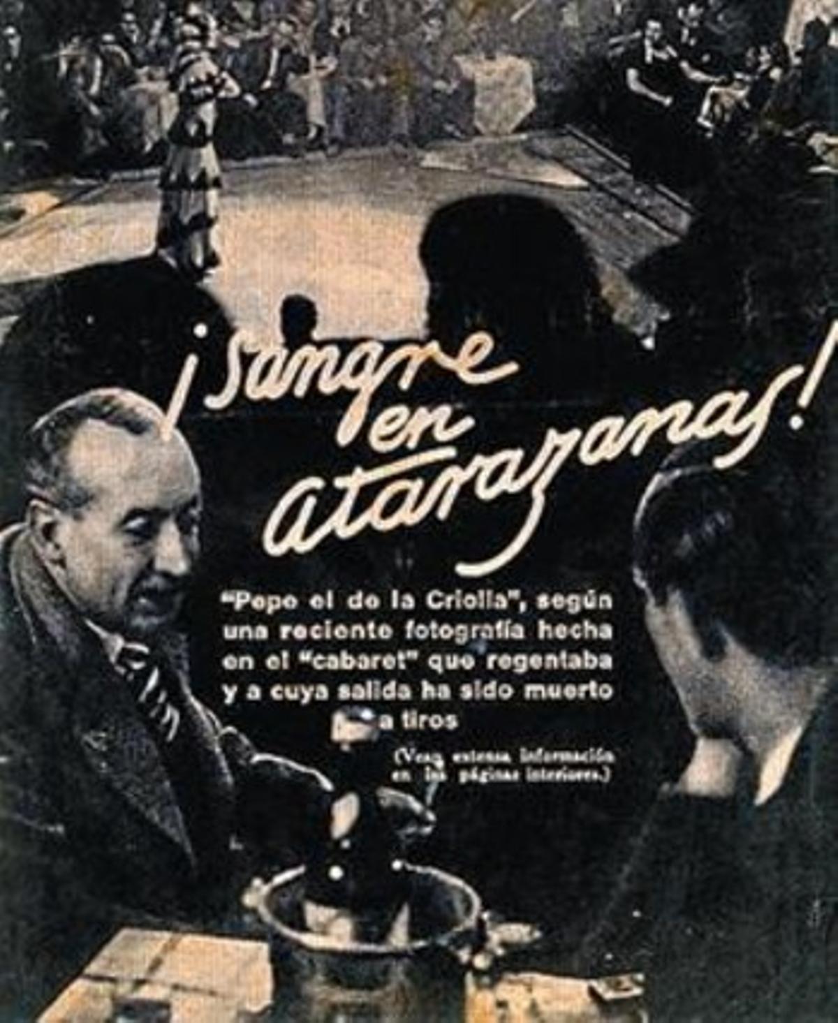 Portada d’’El Escándalo’.