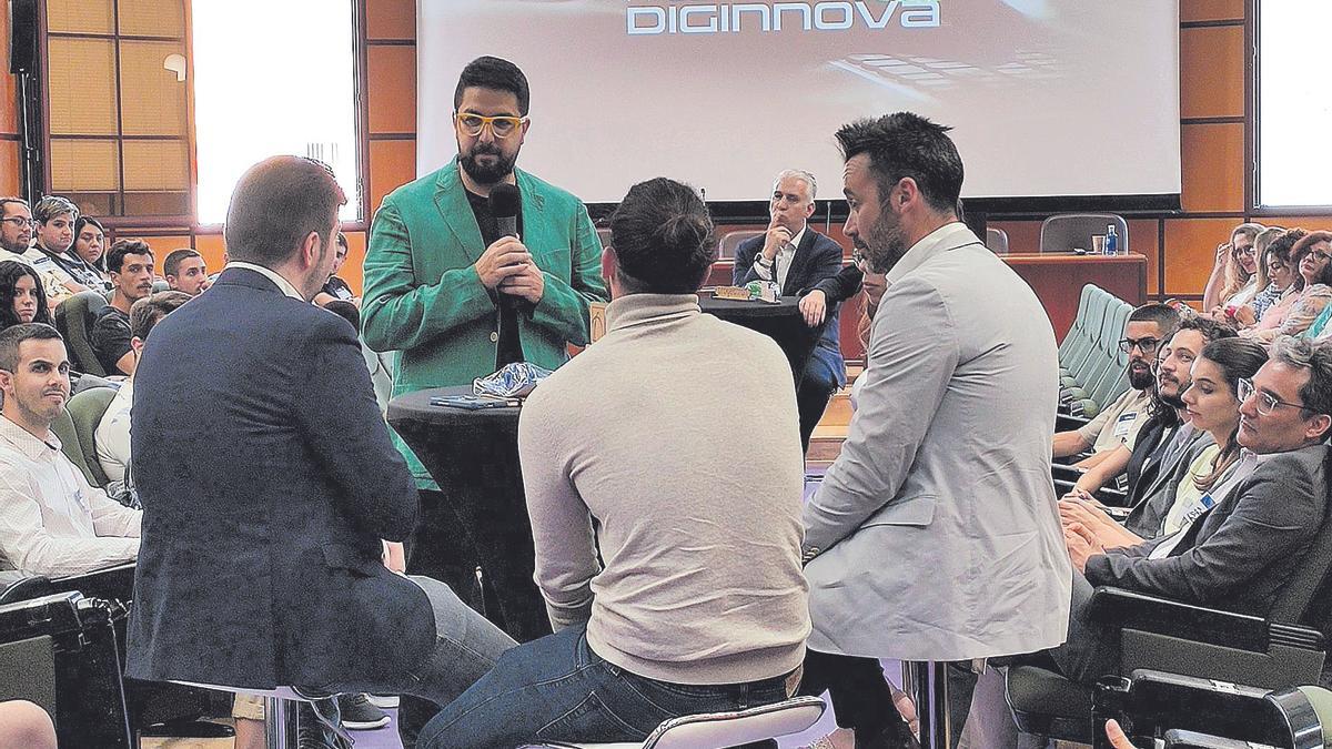 Evento de cierre de la primera edición del programa Diginnova, con un encuentro entre alumnado y empresas