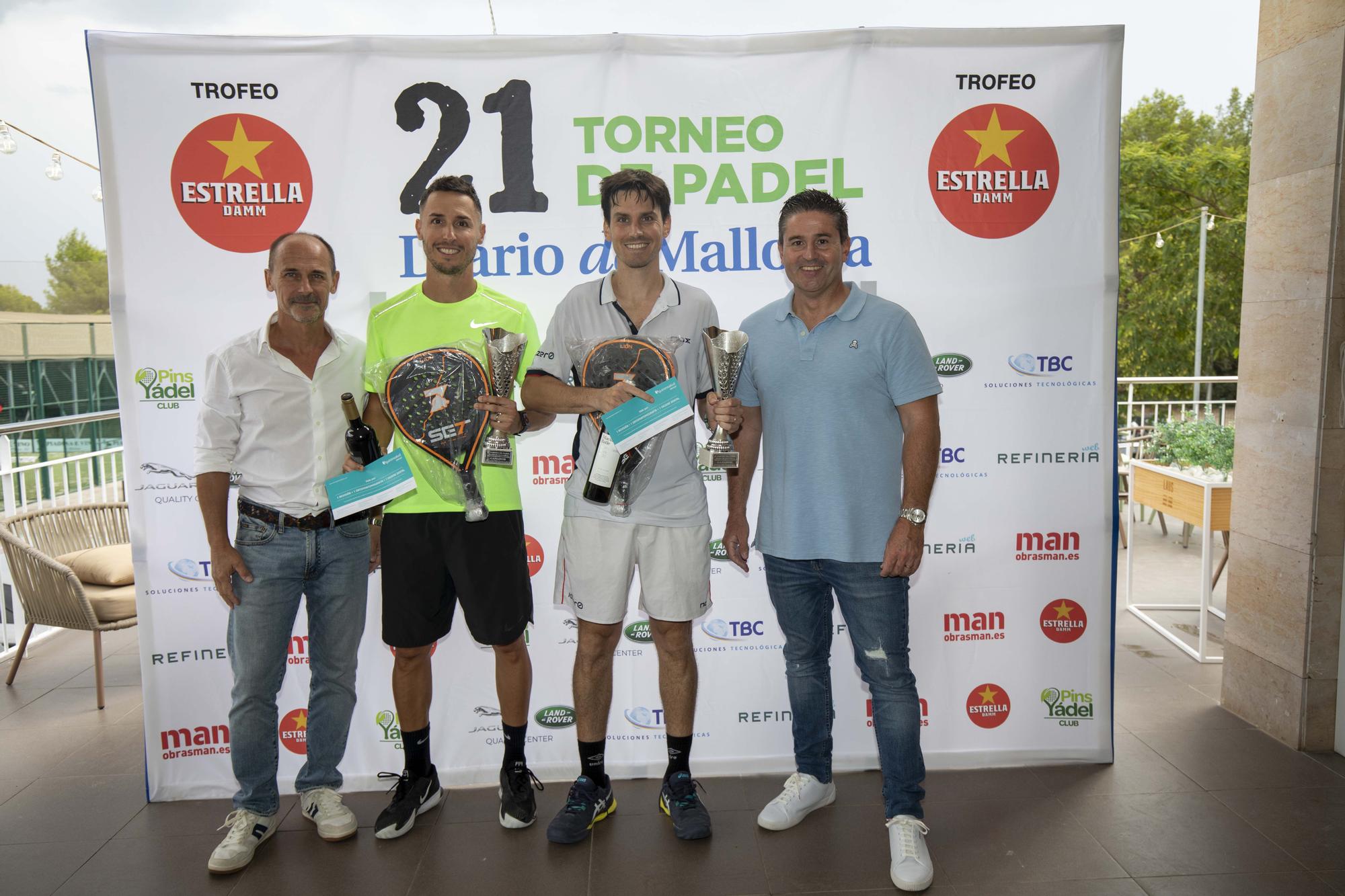 Entrega de premios: 21 Torneo de Pádel Diario de Mallorca, Trofeo Estrella Damm