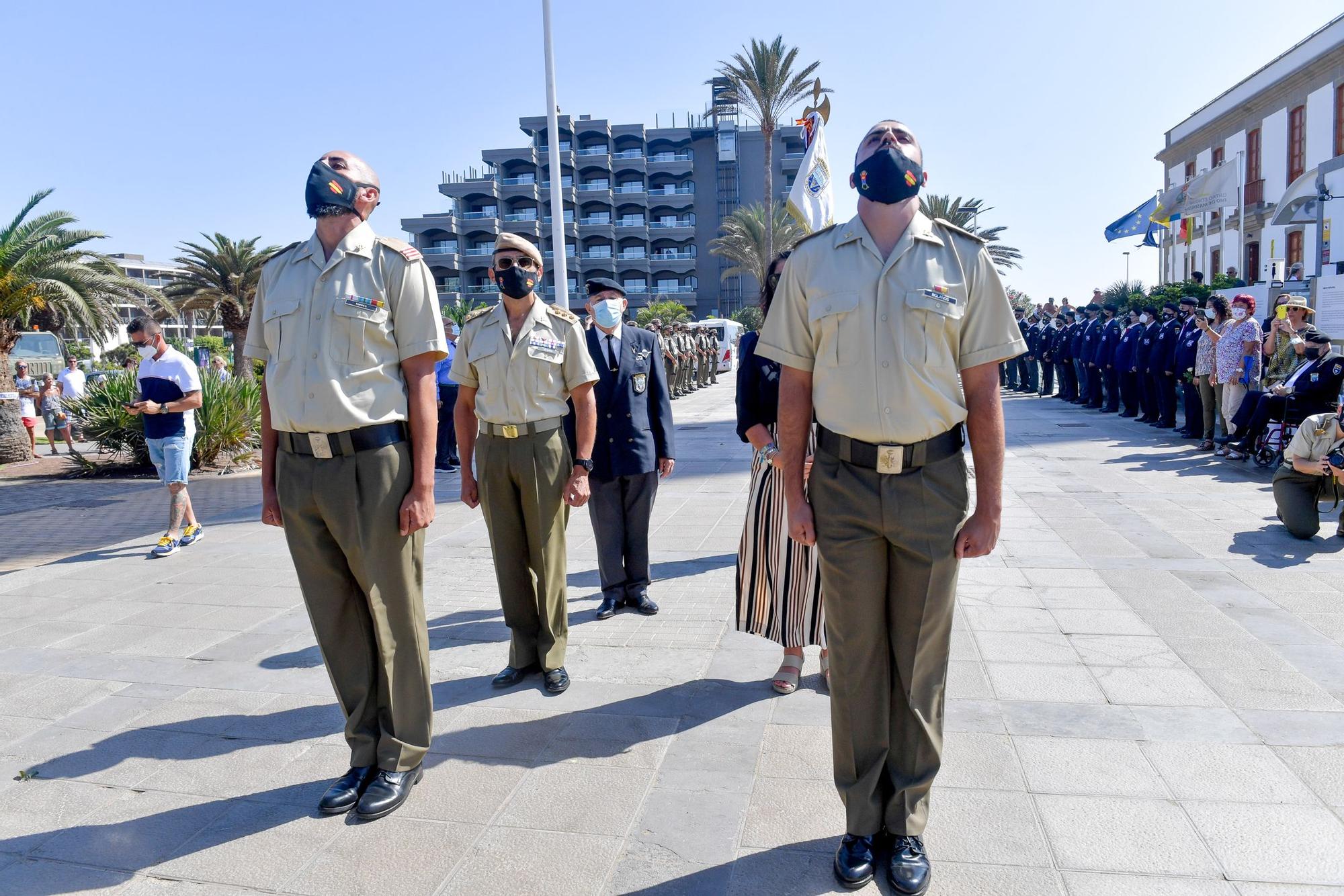 Acto de homenaje a los paracaidistas caídos en acto de servicio entre 1965 y 1979 en Maspalomas