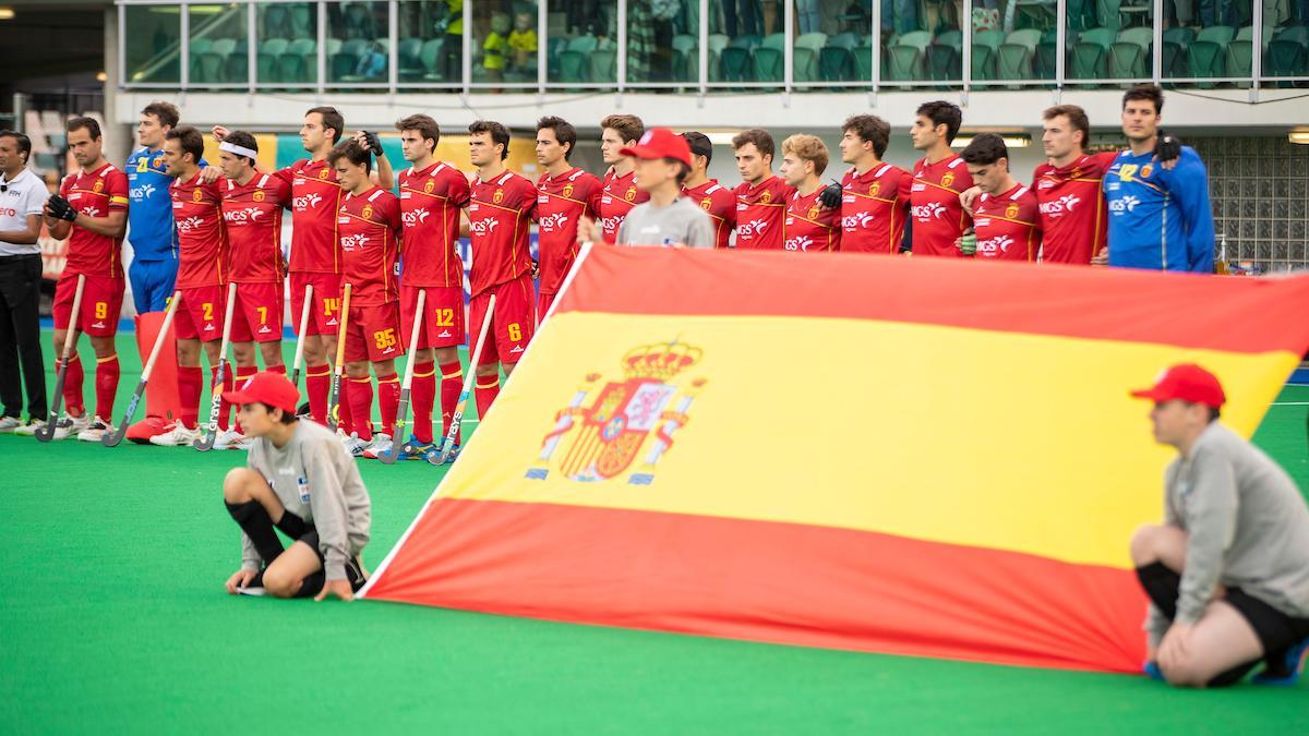 Jugadores de la selección española masculina de hockey hierba que disputaron los partidos de la FIH Hockey Pro League en Australia.