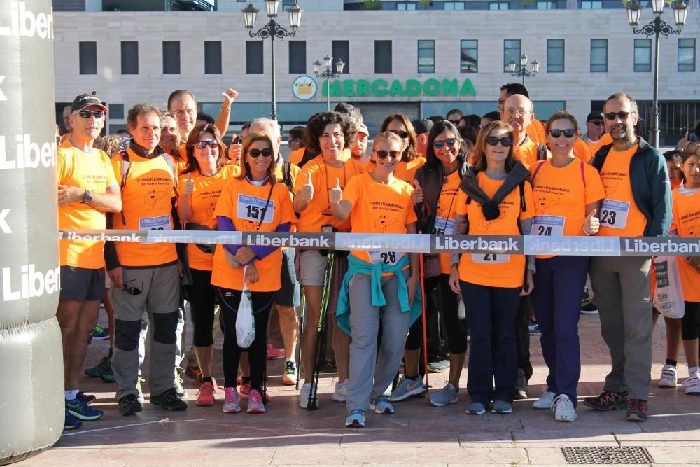 Marcha al Naranco por la salud hepática.