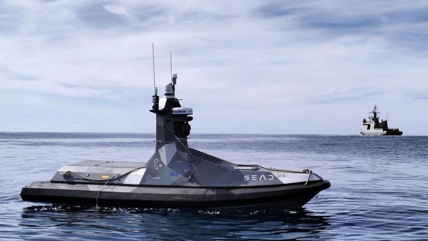 La “SEAD 23”, durante unas pruebas con la OTAN.